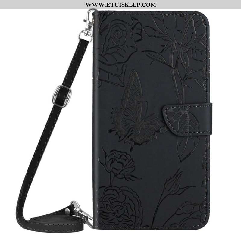 Etui Folio do Samsung Galaxy M52 5G Wzory Róż